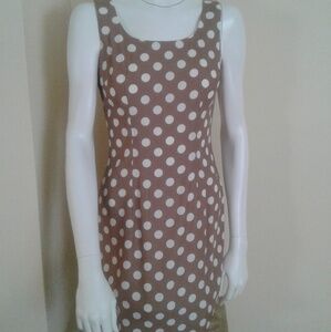 Moda International Poka Dot Sheath Dress